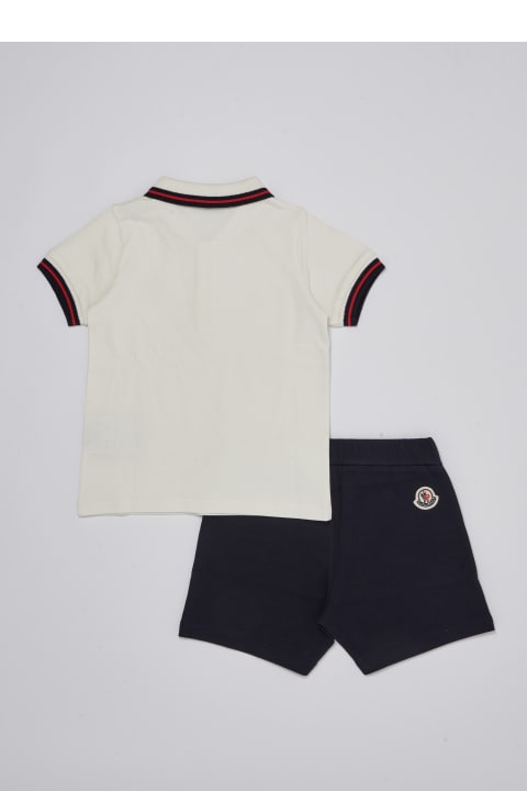 ベビーガールズ ボディスーツ＆セットアップ Moncler Polo+shorts Suit