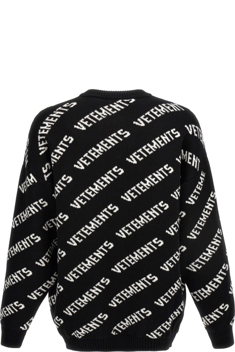 ウィメンズ VETEMENTSのニットウェア VETEMENTS Monogram Sweater
