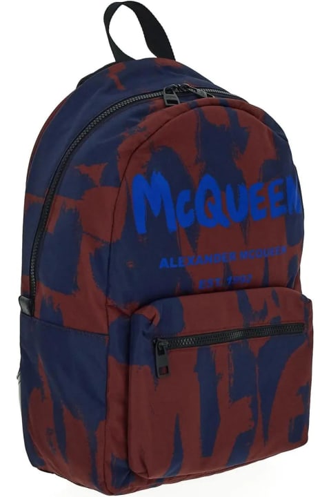 Alexander McQueen Bags for Women Alexander McQueen Graffiti Metropolitan Backpack