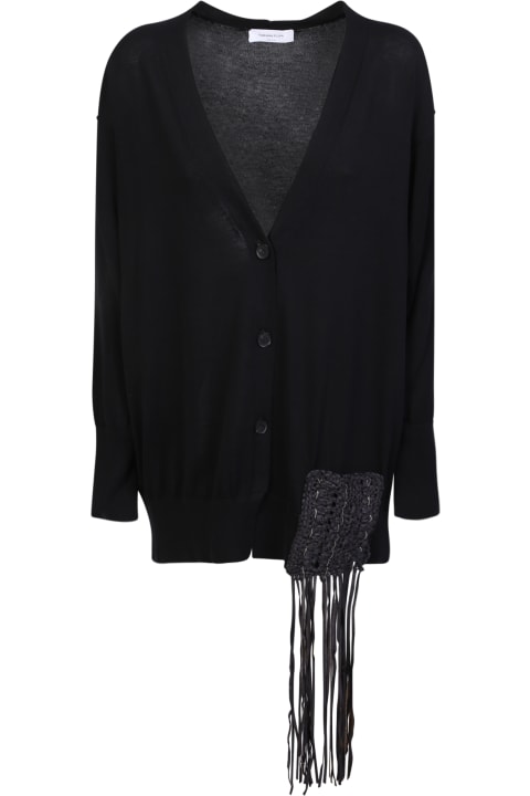 Fabiana Filippi Sweaters for Women Fabiana Filippi Oversize Black Cardigan