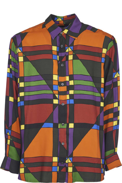 Geometric Pattern Over Shirt