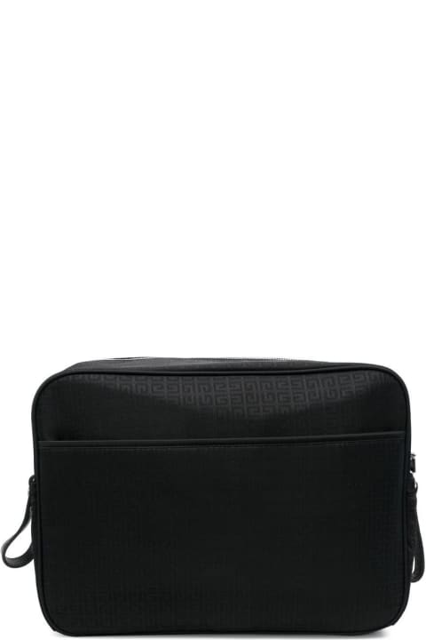 Black Changing Bag With Logo And 4g Motif