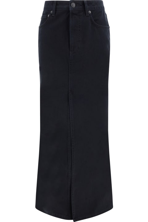 Fashion for Women Balenciaga Denim Midi Skirt