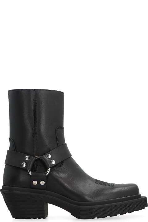 Homeware VETEMENTS Leather Cowboy Boots