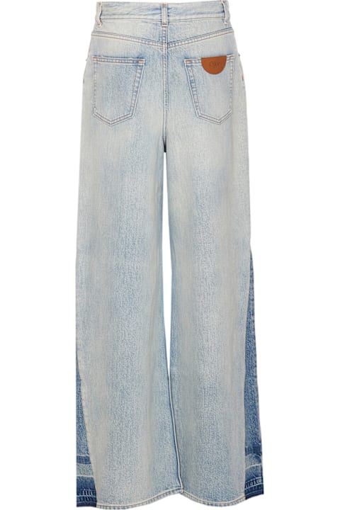 الجينز لـ السيدات Chloé Dp00 Denim Wide Jeans