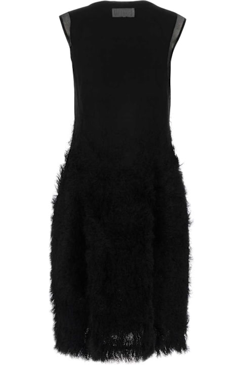 Homeware Maison Margiela Black Silk Retrograde Dress