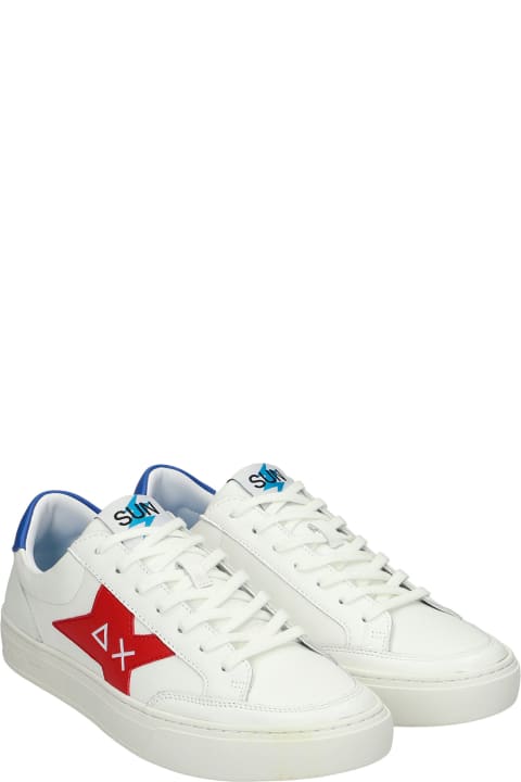 Skate Sneakers In White Leather