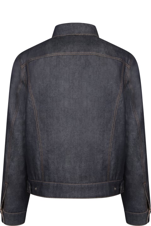 Fashion for Men Gucci Reversible Blue Denim Jacket