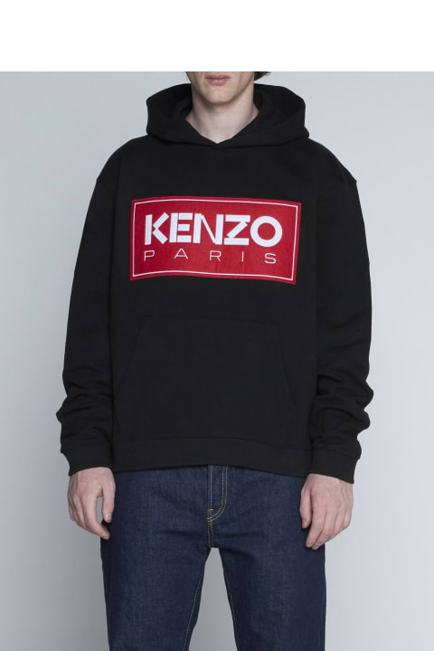 Kenzo Fleeces & Tracksuits for Women Kenzo Logo Cotton Hoodie