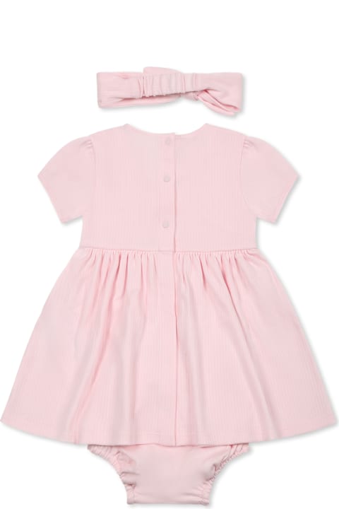 Givenchy Bodysuits & Sets for Women Givenchy Pink Dress Set For Baby Girl With Logo