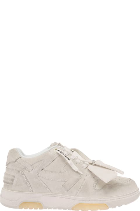 (out Of Office Vintage Suede White White)