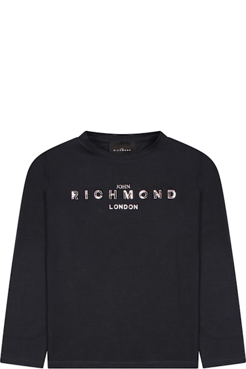 John Richmond for Kids John Richmond Long Sleeve T-shirt With Logo