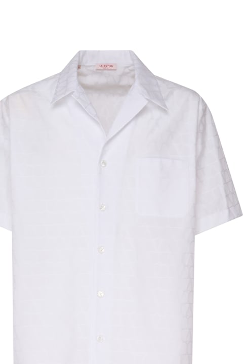 Valentino Garavani Shirts for Men Valentino Garavani Bowling Shirt With Toile Iconographe Motif