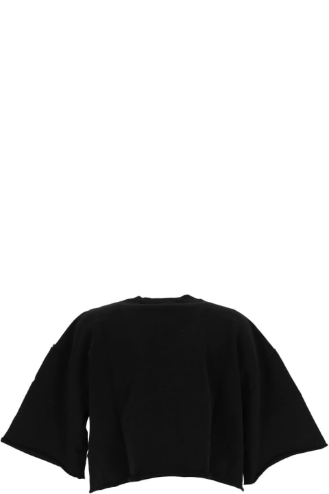 SportMax Fleeces & Tracksuits for Women SportMax Crewneck Cropped Sweatshirt