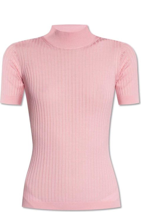 Clothing for Women Versace Mock Neck Knitted Top