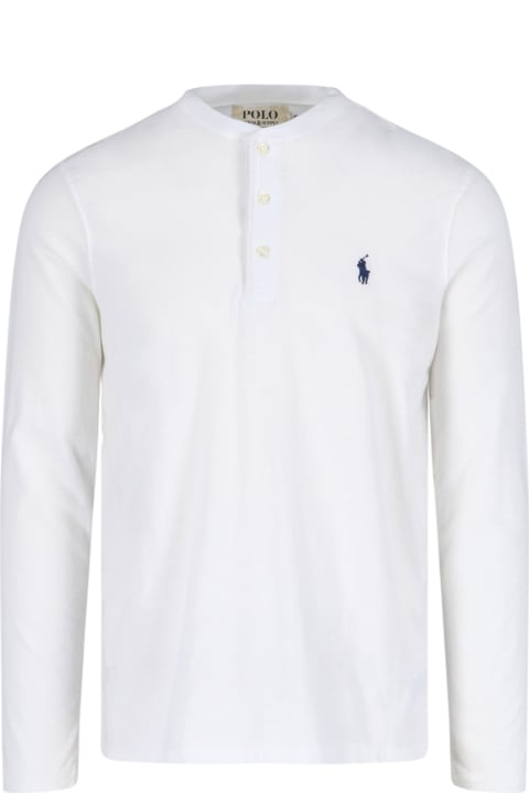 أدوات منزلية Ralph Lauren Logo Buttons T-shirt