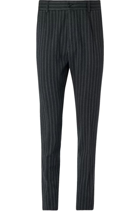 Dolce & Gabbana Pants for Men Dolce & Gabbana Tapered Pinstriped Trousers