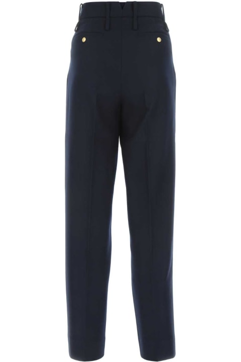 Gucci Clothing for Women Gucci Blue Cashmere Pant