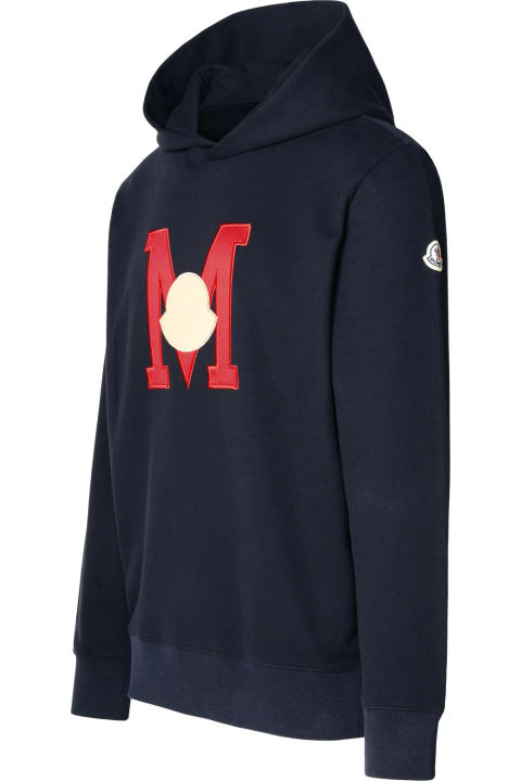 Moncler for Men Moncler Navy Cotton Sweatshirt