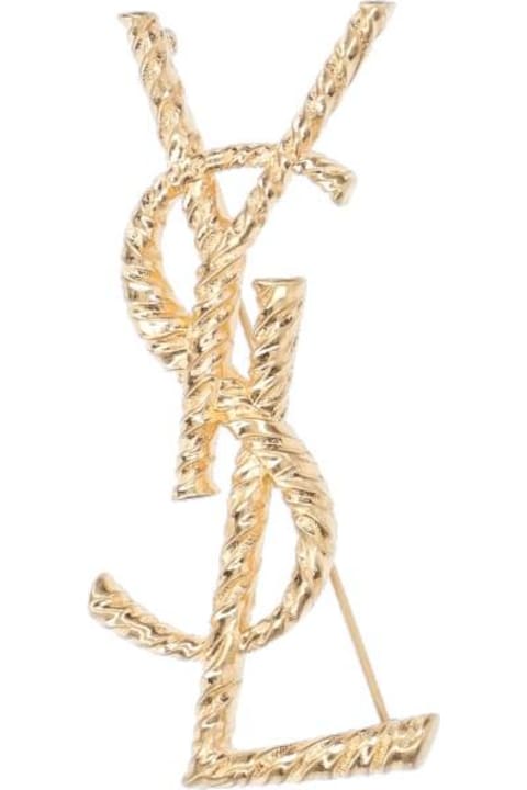 Saint Laurent Brooches for Women Saint Laurent 'opyum' Pin