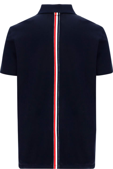 Thom Browne for Men Thom Browne 'relaxed Fit Ss' Cotton Polo Shirt