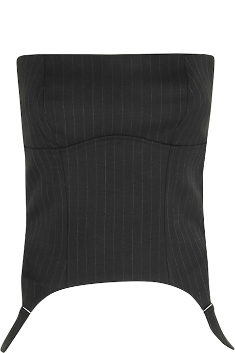 MISBHV لـ Men MISBHV Pinstripe Corset Top