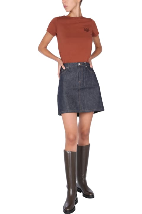 A.P.C. for Women A.P.C. Jupe Standard Denim Skirt