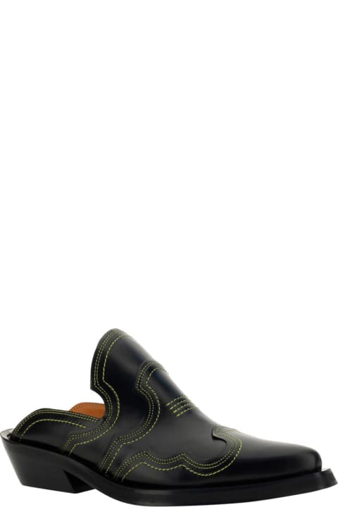 Sandals for Women Ganni Western Mules
