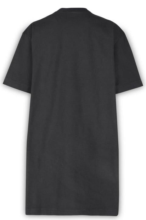 Acne Studios Topwear for Women Acne Studios Logo Printed T-shirt Dress
