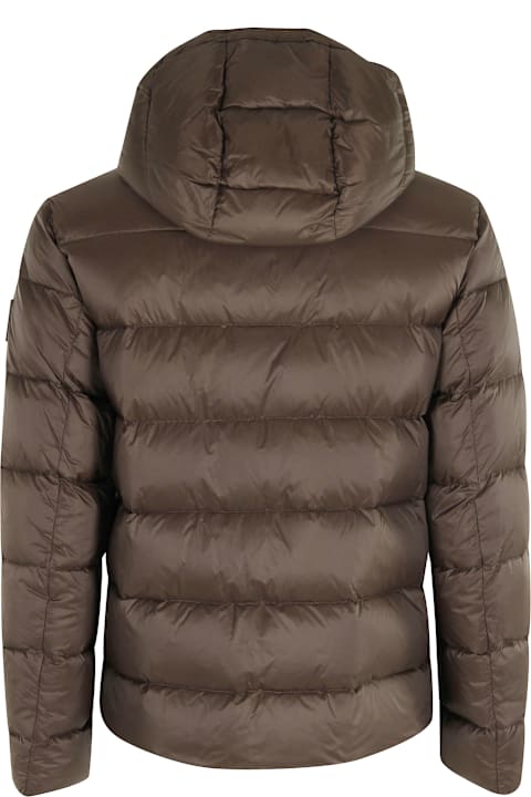 Fay for Kids Fay Db Front Piuma Cappuccio