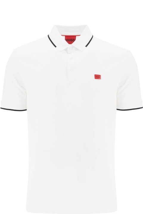 أدوات منزلية Hugo Boss Polo Shirt With Contrasting Finishing Details