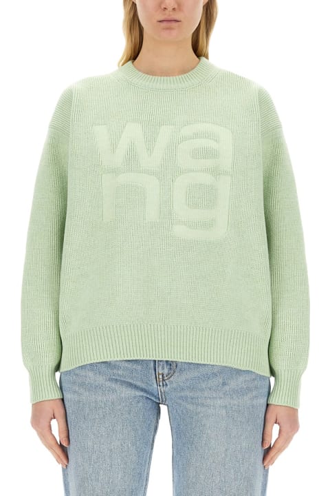 T by Alexander Wang Sweaters for Women T by Alexander Wang Jersey With Logo