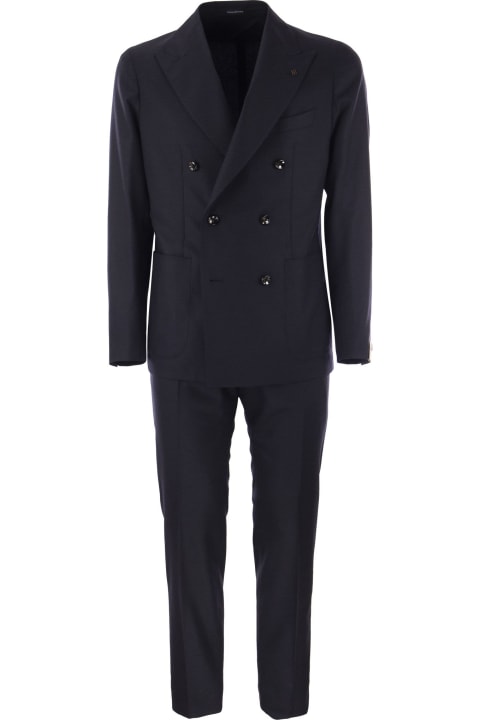 Tagliatore Suits for Men Tagliatore Suit In Wool And Cashmere