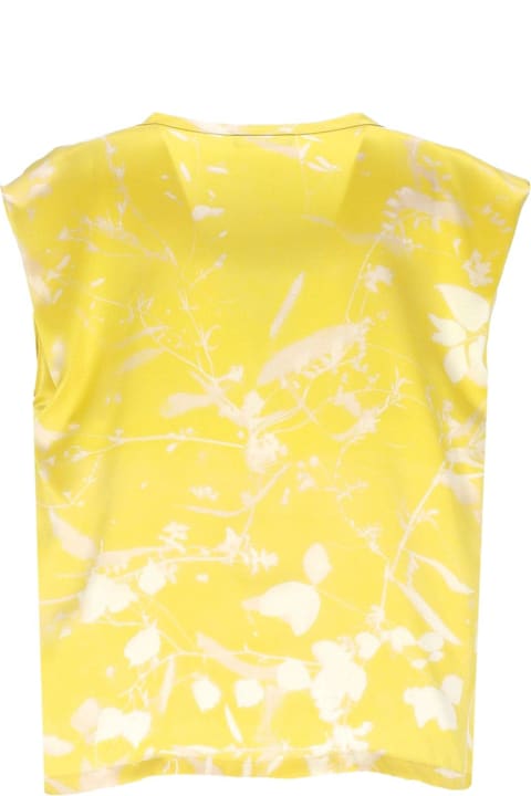 Homeware Fabiana Filippi Graphic Printed Sleeveless Satin Top