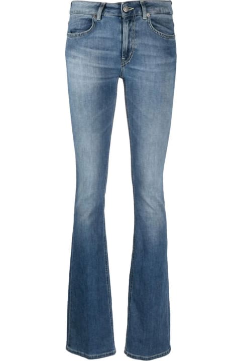 ウィメンズ Dondupのデニム Dondup Indigo Blue Stretch-cotton Jeans