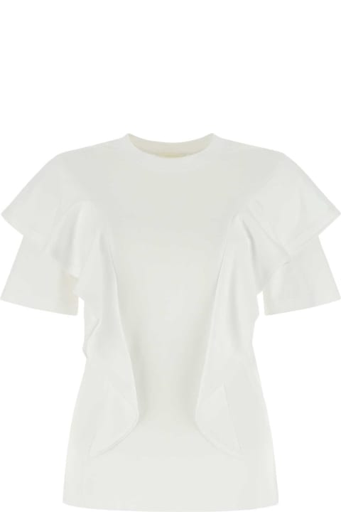 Chloé Topwear for Women Chloé White Cotton T-shirt