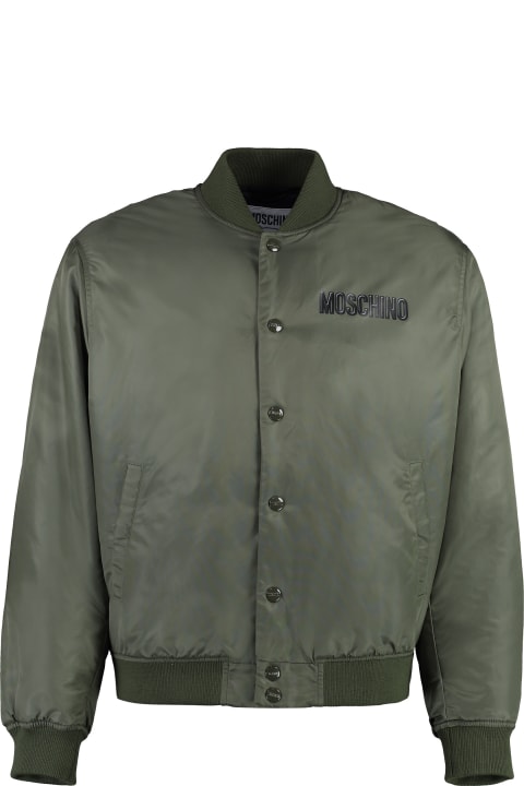 Moschino Coats & Jackets for Men Moschino Nylon Bomber Jacket