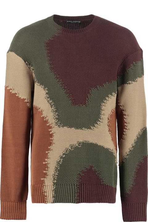 Cotton Crew-neck Sweater