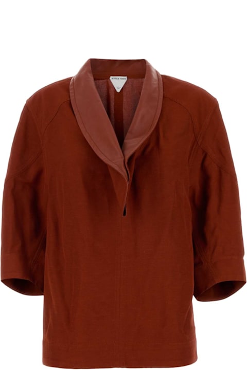 Topwear for Women Bottega Veneta Tiziano Red Viscose Blend Blouse