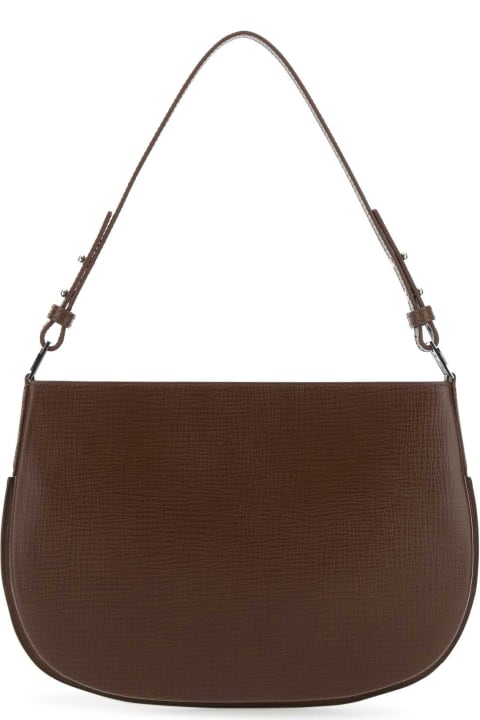 BY FAR for Women BY FAR Brown Leather Issa Shoulder Bag