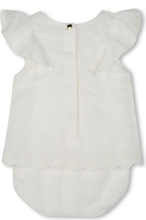 Chloé Bodysuits & Sets for Baby Girls Chloé Set Tunica E Pantaloncini