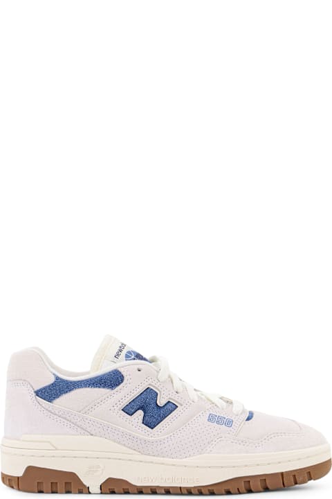 أدوات منزلية New Balance Suede Sneakers With Denim Details