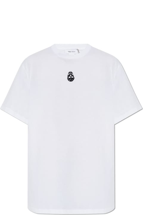 آخر صيحات الموضة من القسم الرجالي Alexander McQueen Alexander Mcqueen T-shirt With Logo