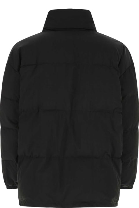 Moschino Coats & Jackets for Men Moschino Black Nylon Padded Jacket