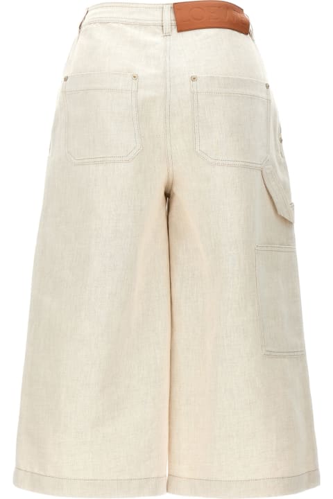 Loewe Pants & Shorts for Women Loewe Cropped Workwear Trousers