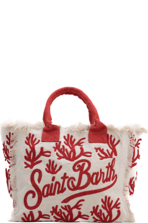 Bags for Women MC2 Saint Barth Vanity Rug Coral Bag
