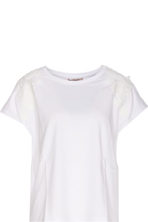 TwinSet Topwear for Women TwinSet T-shirt With Lace Details