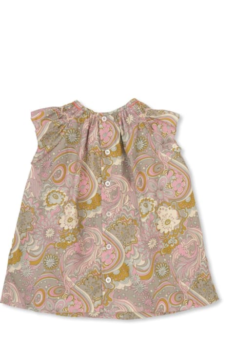 Dresses for Baby Girls Bonpoint Carmella Paisley-print Straight Hem Dress