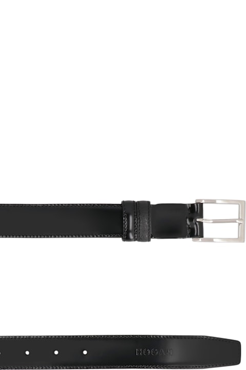 Hogan Black Leather Belt | italist