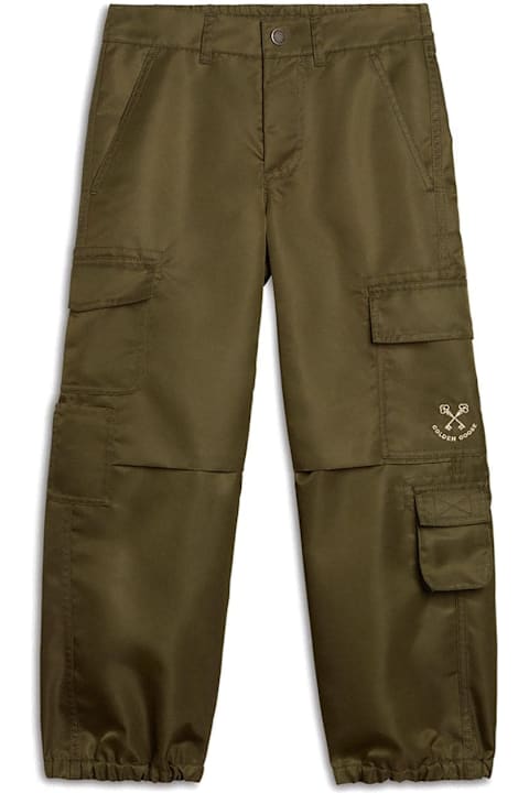 Golden Goose Bottoms for Boys Golden Goose Cargo Impermeabili